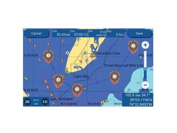 FURUNO 7" Multi Touch GPS/WAAS Chart Plotter with CHIRP and Conventional Fish Finder  |  GP1871F - Image 3