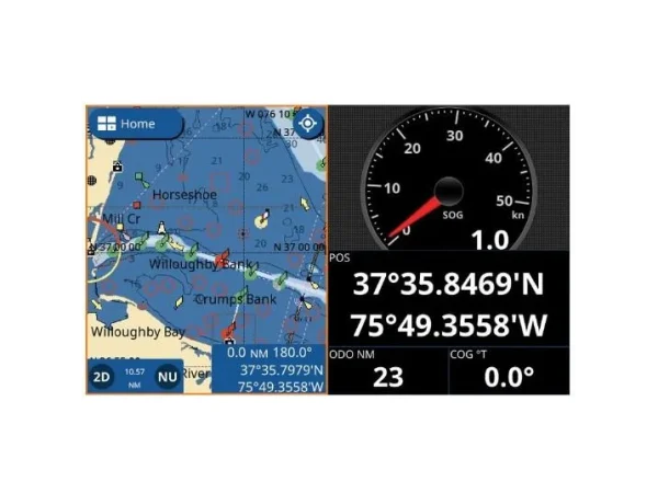 FURUNO 7" Multi Touch GPS/WAAS Chart Plotter with CHIRP and Conventional Fish Finder  |  GP1871F - Image 4