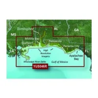 GARMIN YUS046R BlueChart G2 HD MicroSD Card Regular Chart, Alabama/Mississippi Gulf Coast Chart | 010-C1139-20