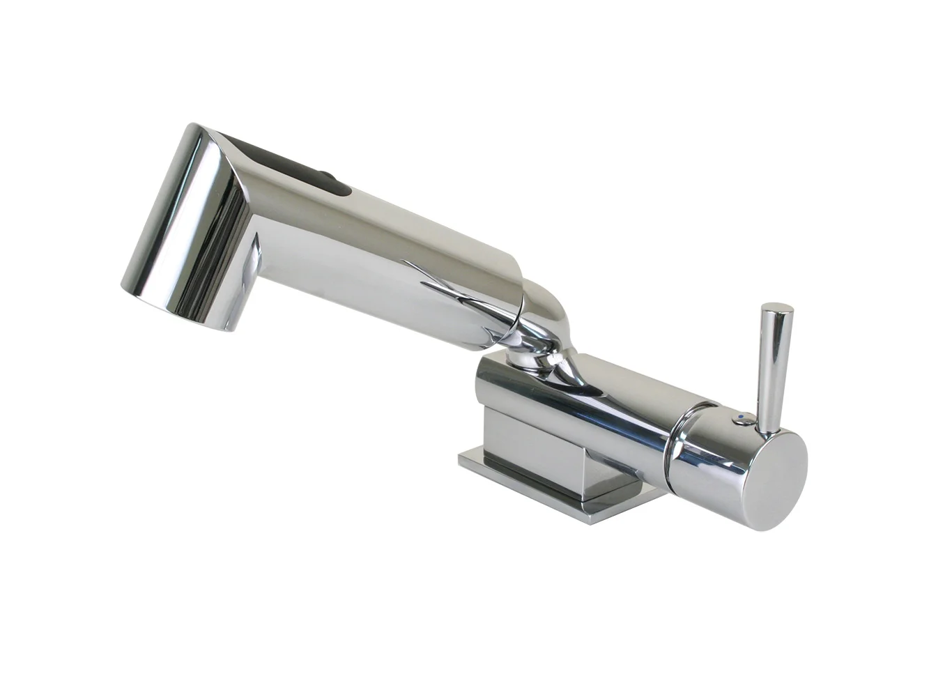 Scandvik Minimalistic Compact Single Level Mixer - Faucet & Shower Combo - Chrome