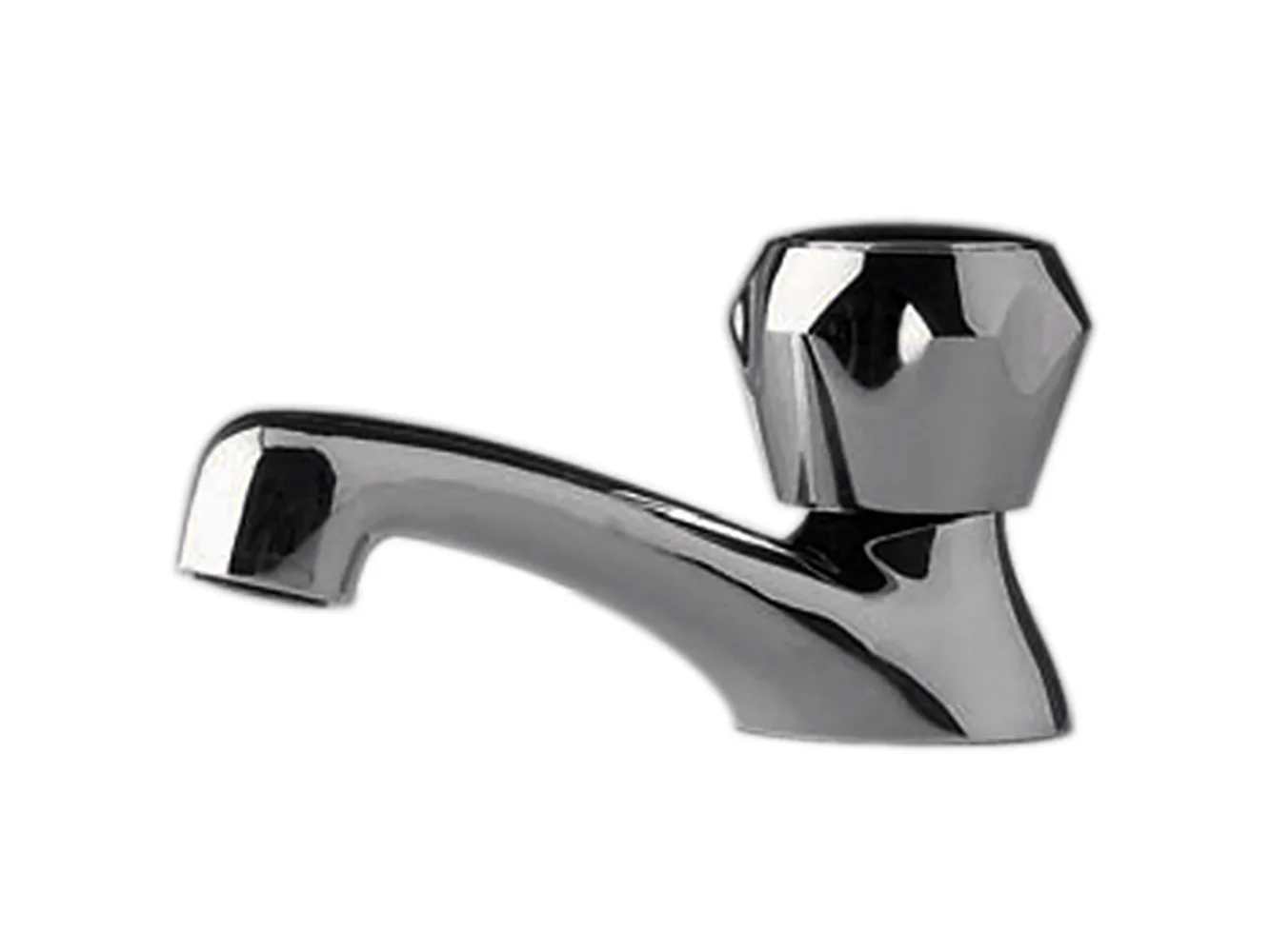 Scandvik Heavy-Duty Brass Basin Tap - Chrome Plated