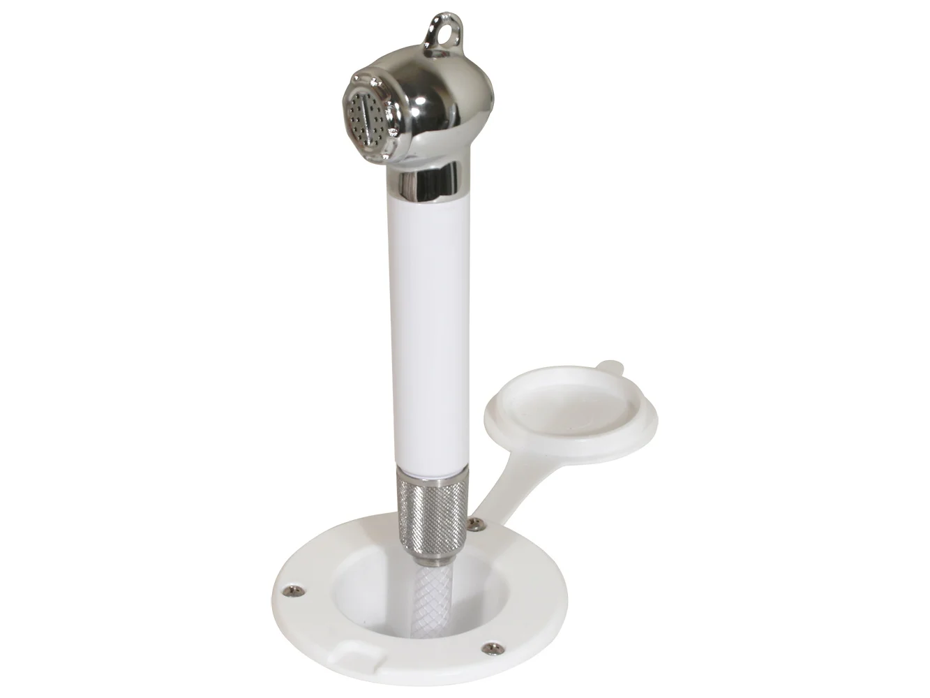 Scandvik Recessed Transom Shower w/6' Hose - White