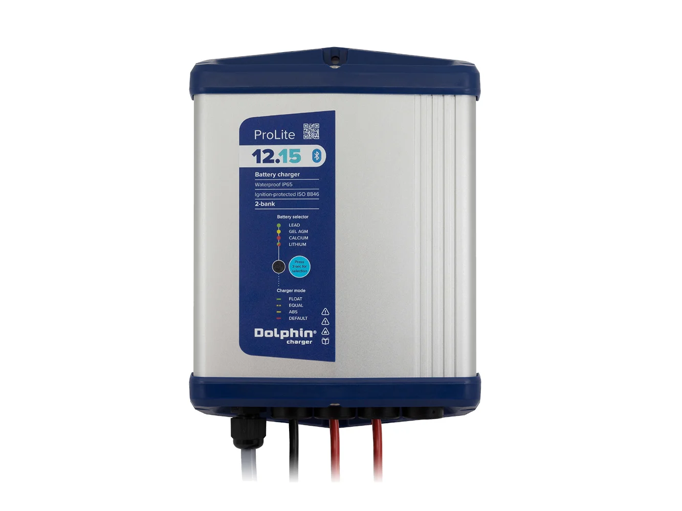 Dolphin Charger PROLITE Series Dolphin Battery Charger - 12V, 15A, 110VAC - 2 Outputs
