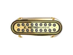 Metro Marine High-Output Elongated Underwater Light w/Intelligent Monochromatic LED's - Aqua, 90° Beam