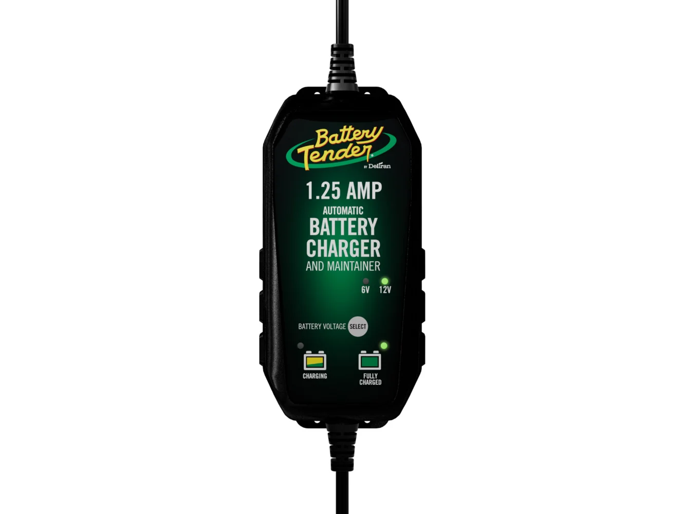 Battery Tender 6V/12V, 1.25A Selectable Battery Charger