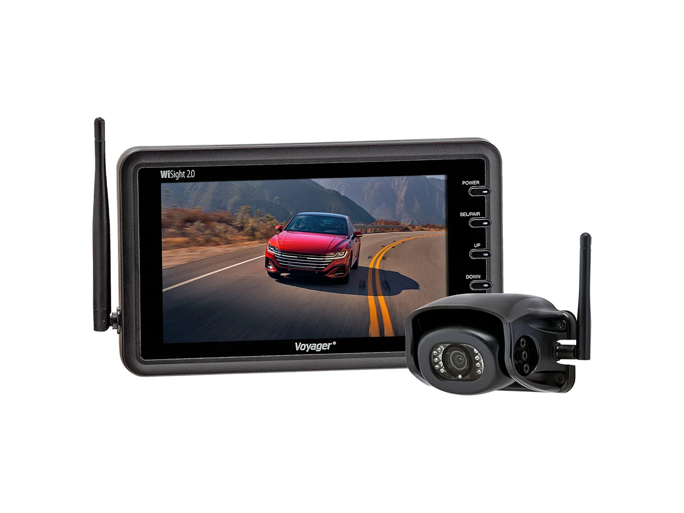 Voyager WiSight 2.0 - 7" Monitor w/Camera f/Prewire Systems - Wireless