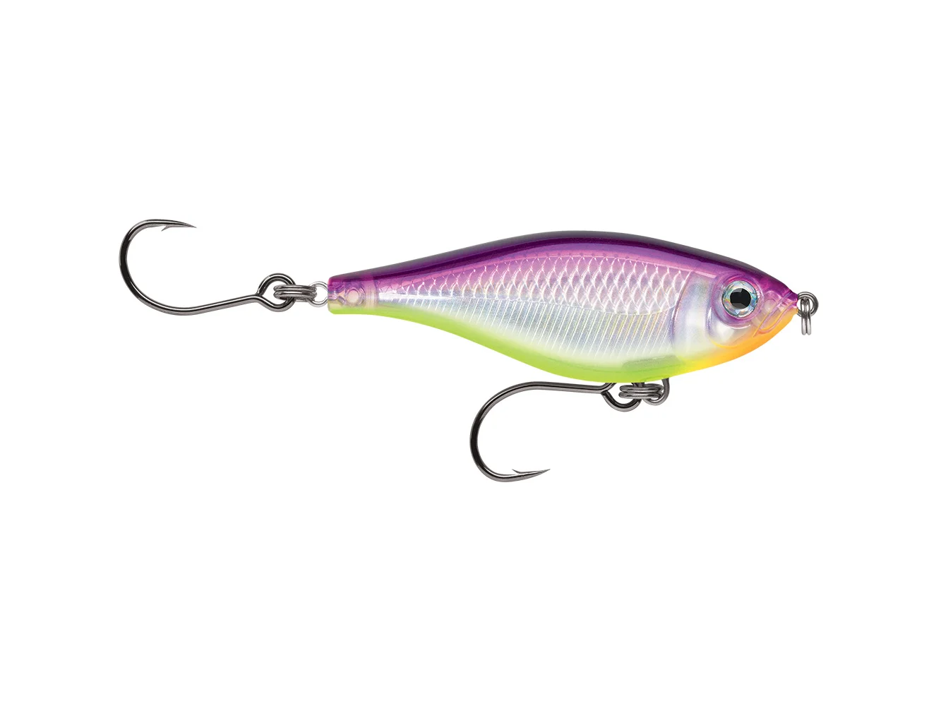 Rapala X-Rap® Twitchin’ Mullet 2-1/2" Purple Chartreuse