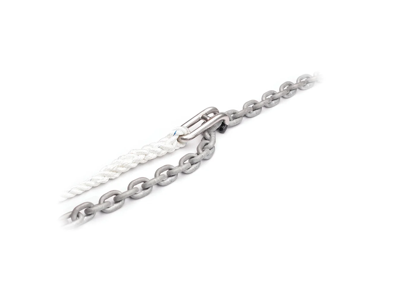 C. Sherman Johnson "Captain Hook" Chain Snubber Large Snubber Hook f/3/8" & 1/2" Chain w/15' of 5/8" 3 Strand Nylon
