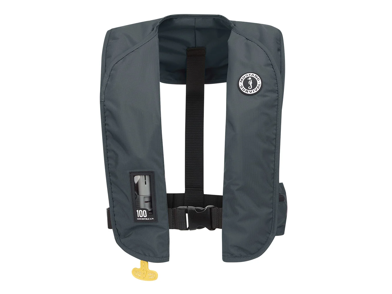 Mustang MIT 100 Convertible Inflatable PFD - Admiral Grey