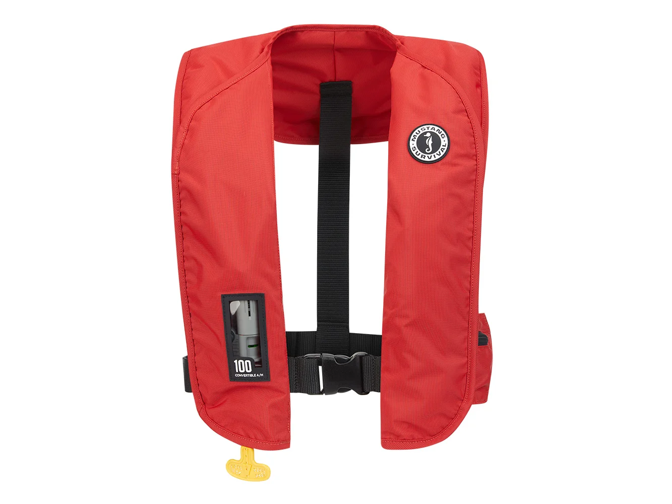 Mustang MIT 100 Convertible Inflatable PFD - Red