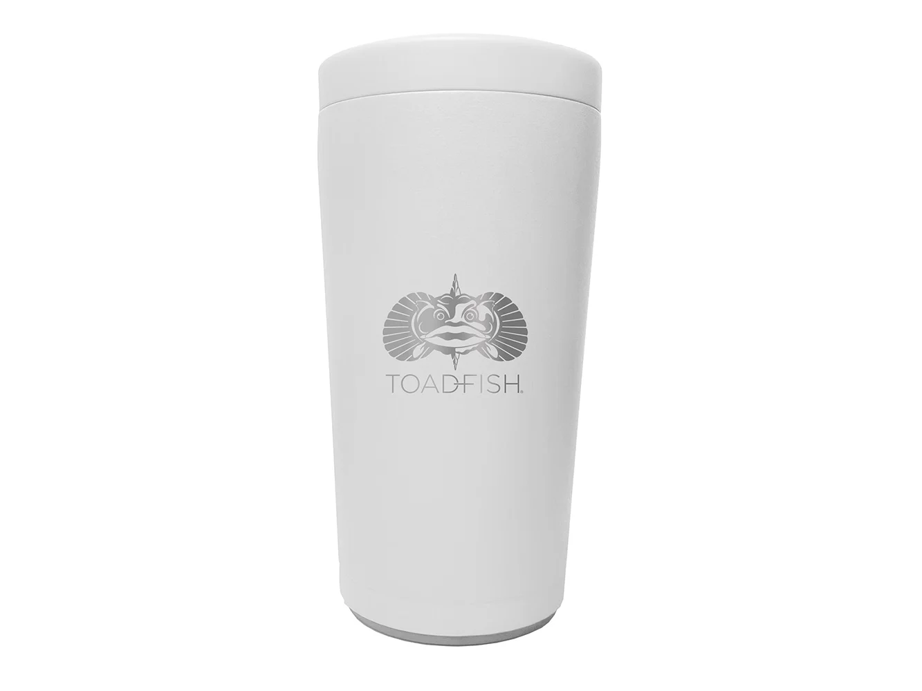 Toadfish Non-Tipping Can Cooler 2.0 - Universal Design - White
