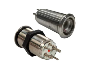 Bluewater 19mm Inrush Push Button Switch Off/On - Blue/Red LED - Switch Body Only