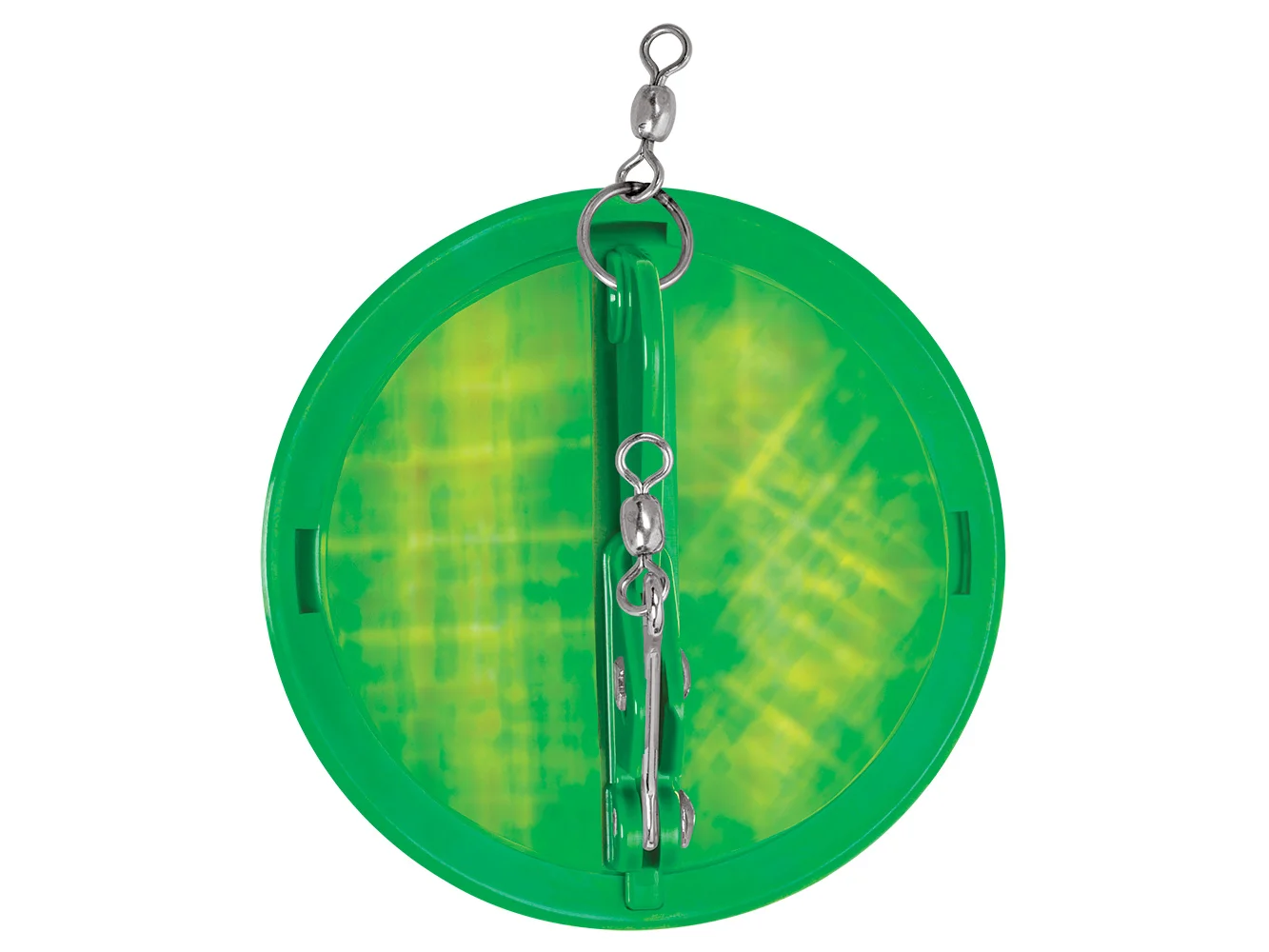 Luhr-Jensen 4-1/8" Dipsy Diver - Kelly Green/Silver Bottom Moon Jelly