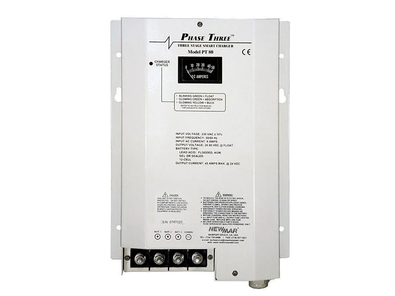 Newmar PT-80 Battery Charger