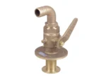 Perko 1-1/2" Seacock w/Curved Tail Piece