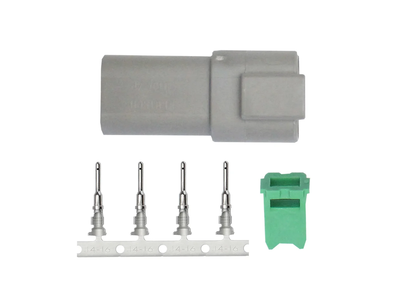 Pacer DT Deutsch Receptacle Repair Kit - 14-18 AWG (4 Position)