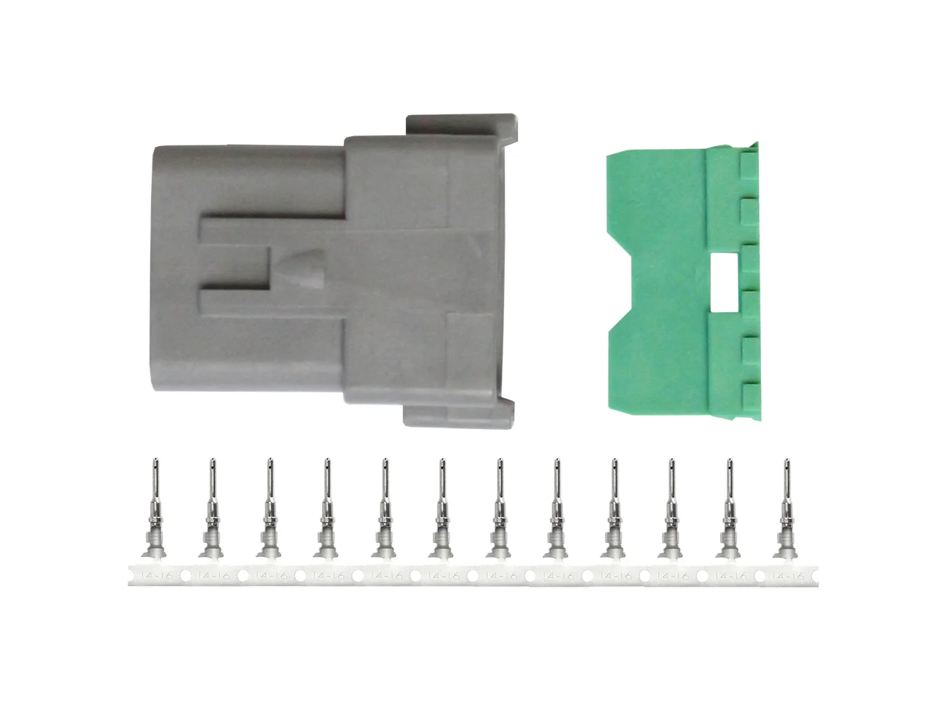 Pacer DT Deutsch Receptacle Repair Kit - 14-18 AWG (12 Position)