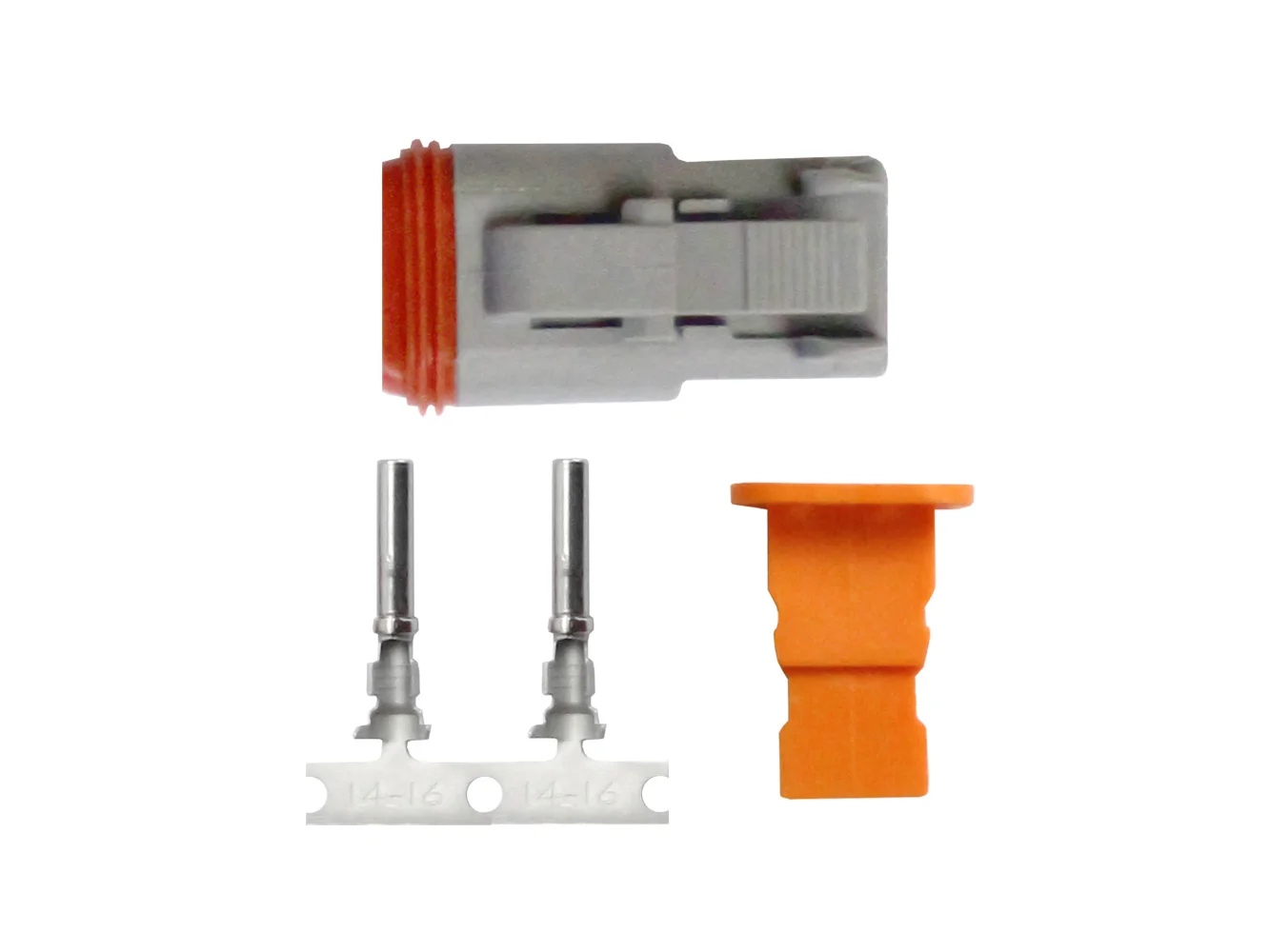 Pacer DT Deutsch Plug Repair Kit - 14-18 AWG (2 Position)