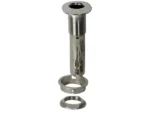 C.E. Smith 80 Series Screwless Flush Mount Rod Holder - 0 Degree - Stainless Steel - Cast Bottom - Black Liner