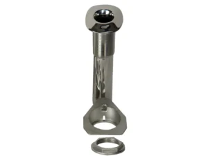 C.E. Smith 80 Series Screwless Flush Mount Rod Holder - 15 Degree - Stainless Steel - Cast Bottom - Black Liner
