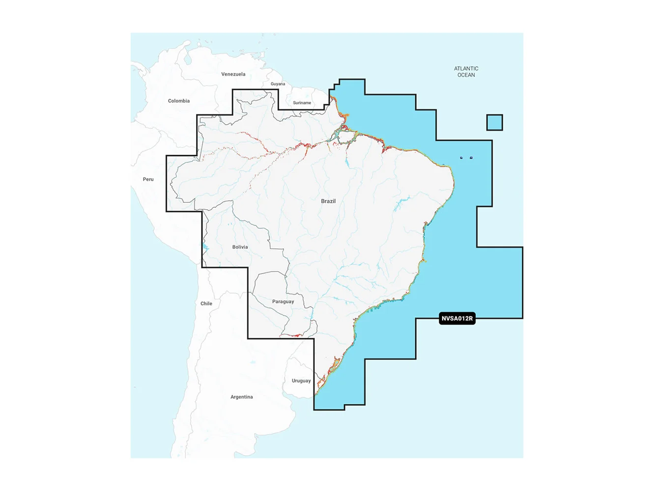 Garmin Navionics Vision+™ NVSA012R Brazil