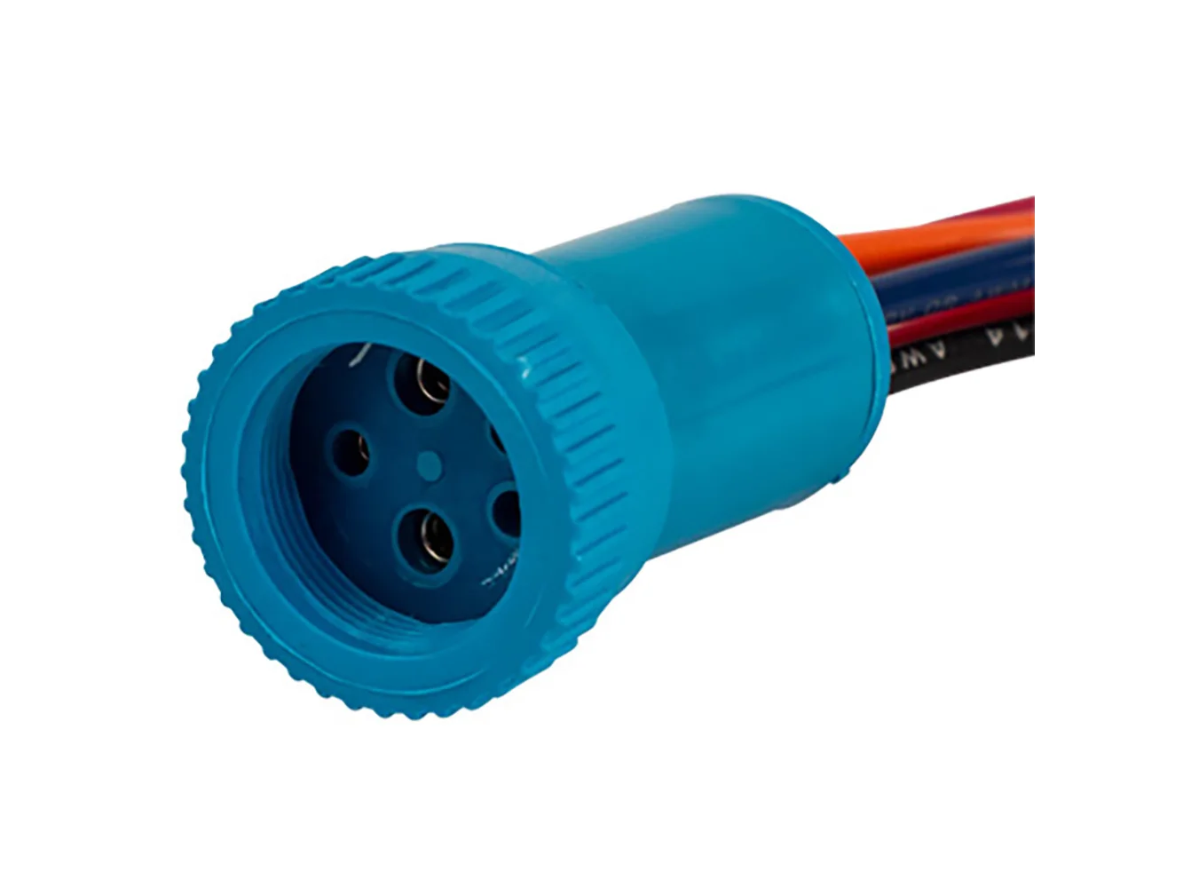 Bluewater 19mm Electronic Deutsch Connector w/5-Wire Pigtal - Nav/Anchor - 4' Lead