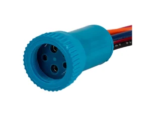 Bluewater 19mm Electronic Deutsch Connector w/5-Wire Pigtal - Nav/Anchor - 1' Lead