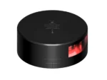 Lopolight Red Port Light - 2NM - Black Housing w/FB Base