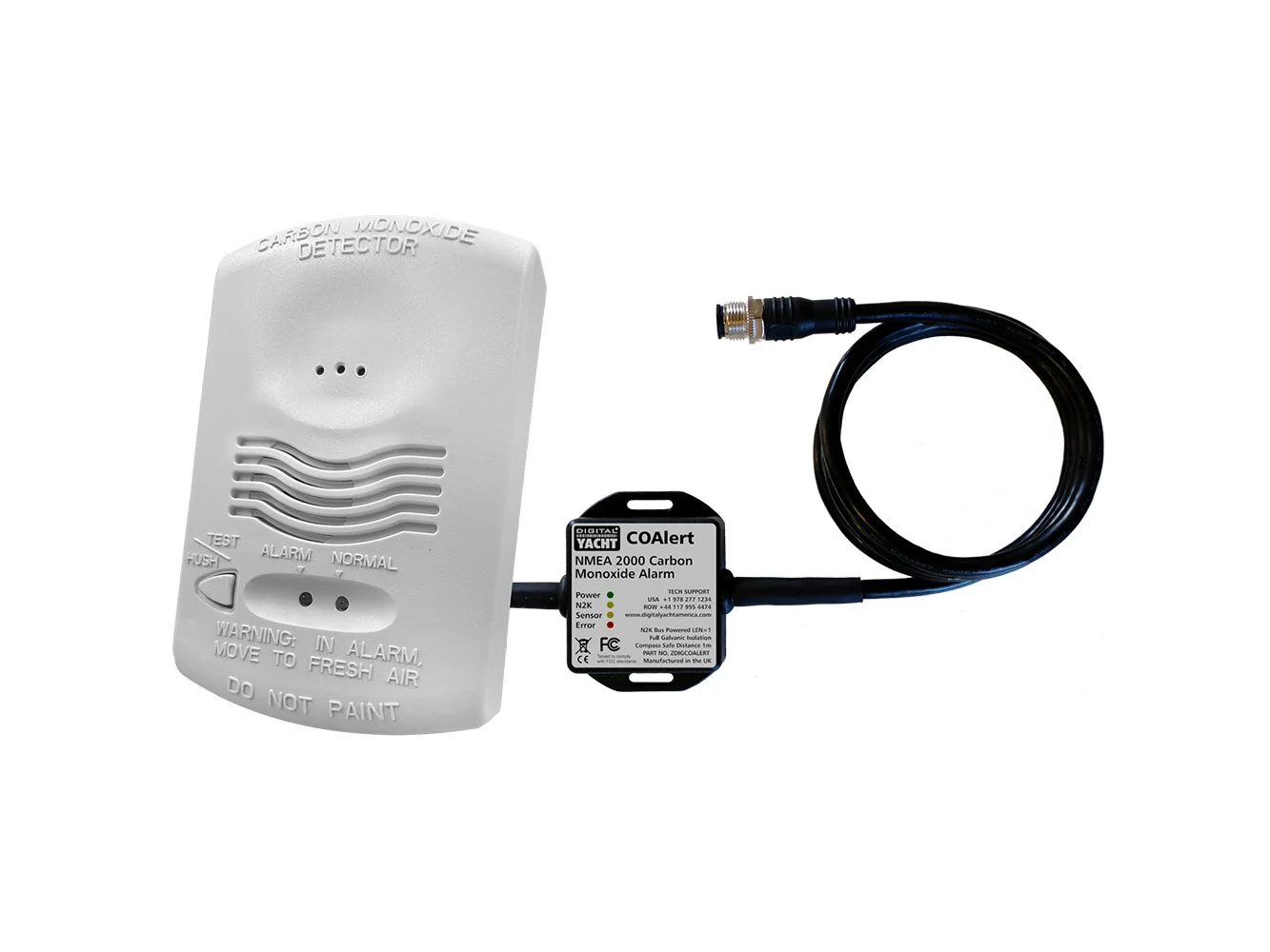 Digital Yacht CO Alert Carbon Monoxide Alarm w/NMEA 2000