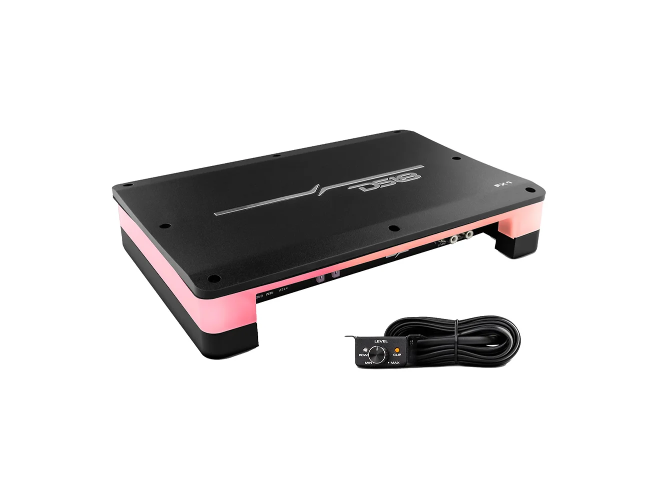 DS18 Flush/Surface Mount 1-Channel Monoblock Class D Amplifier w/Acrylic Cover - 1x900W RMS @ 1 Ohm