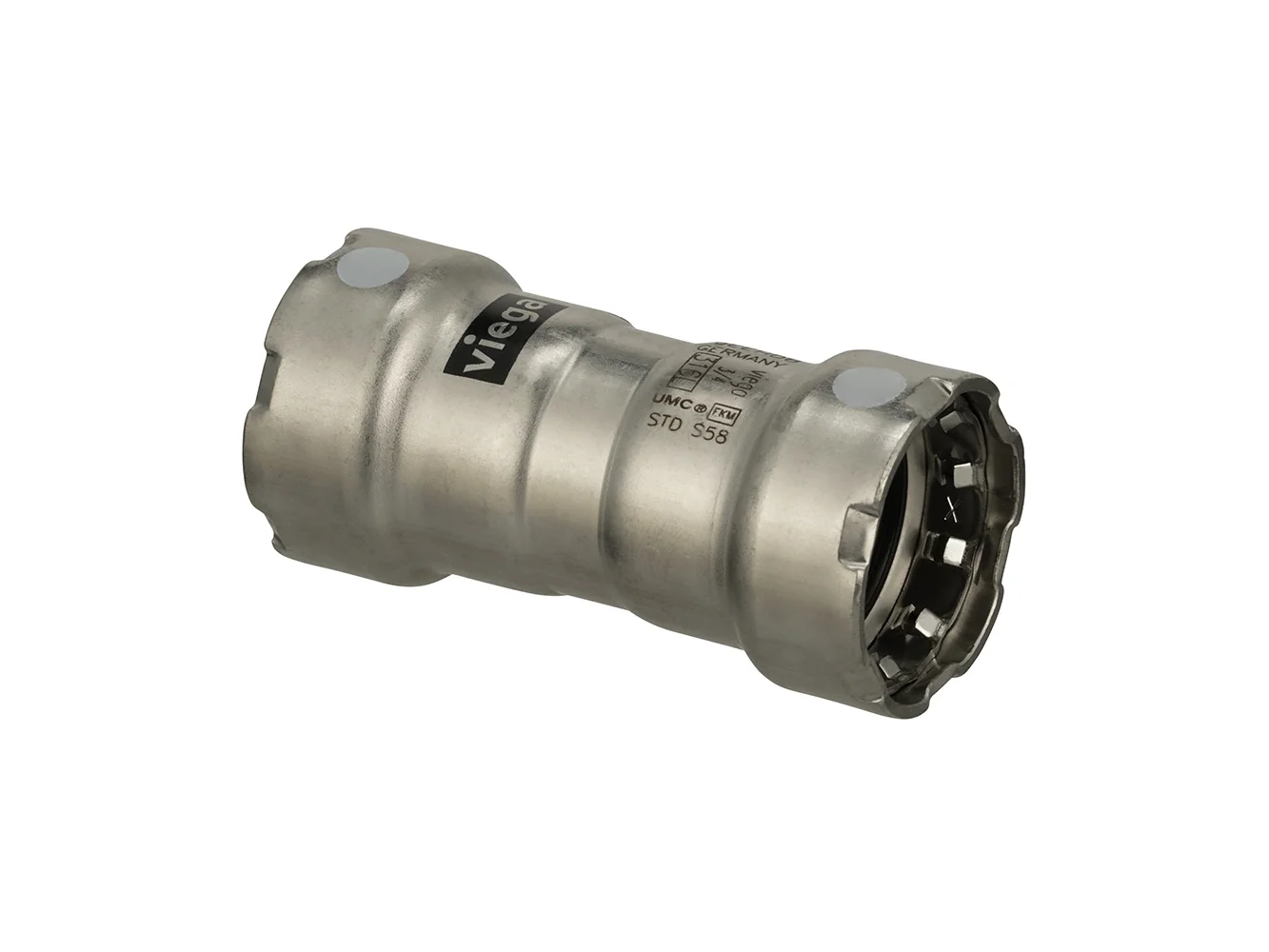Viega MegaPress 316 FKM 1-1/4" Coupling w/Stop
