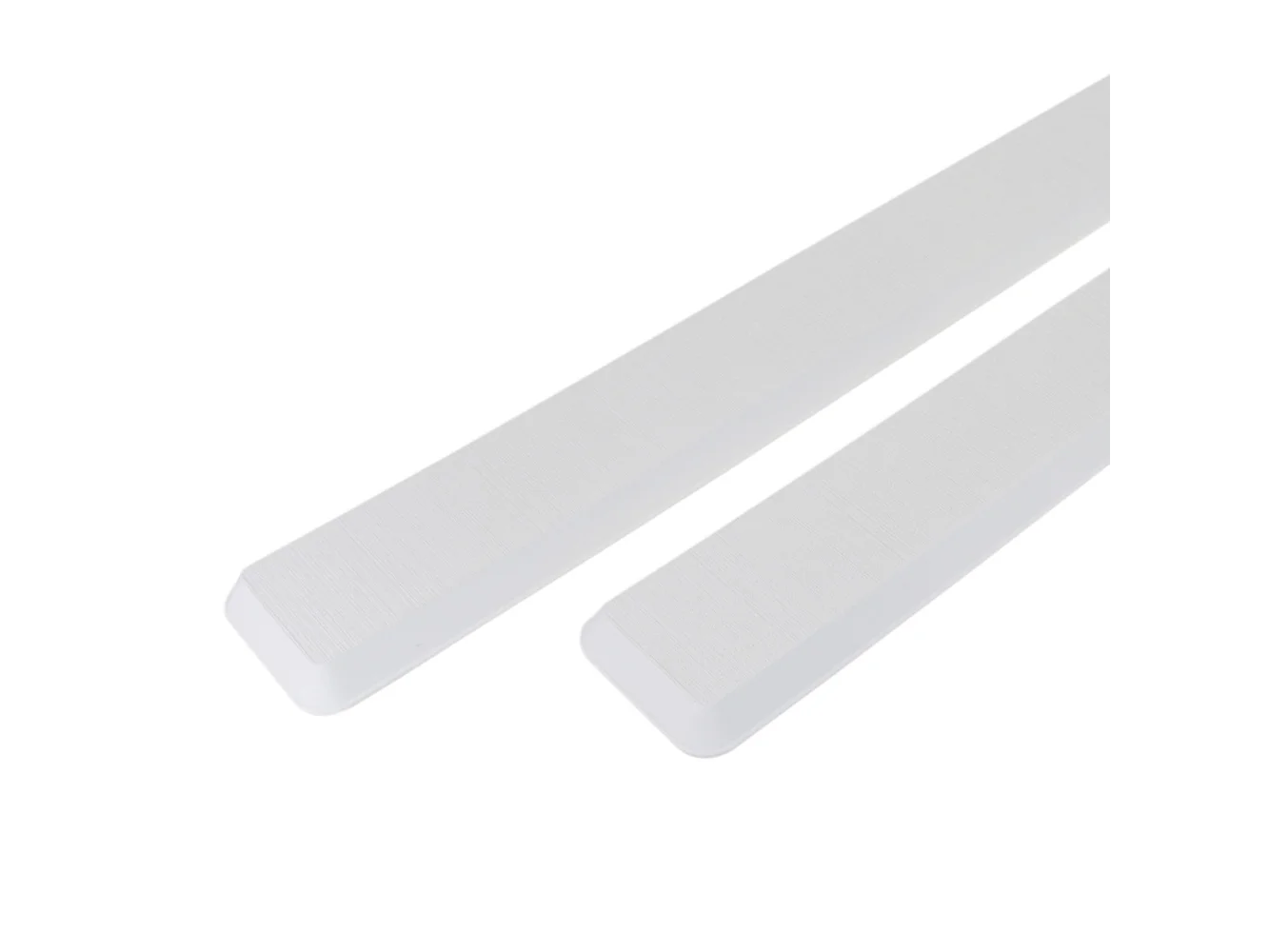 SeaDek Cockpit Coaming Bolster Set (2) - 4" x 39" & 20mm Thick - White w/Brushed Texture