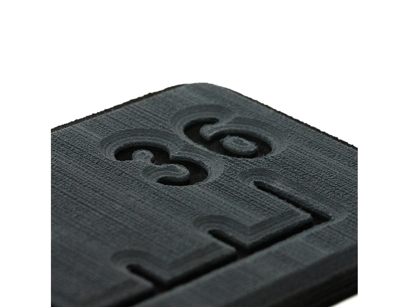 SeaDek 36” Routed Ruler - 6mm - Brushed Texture - Dark Grey/Black