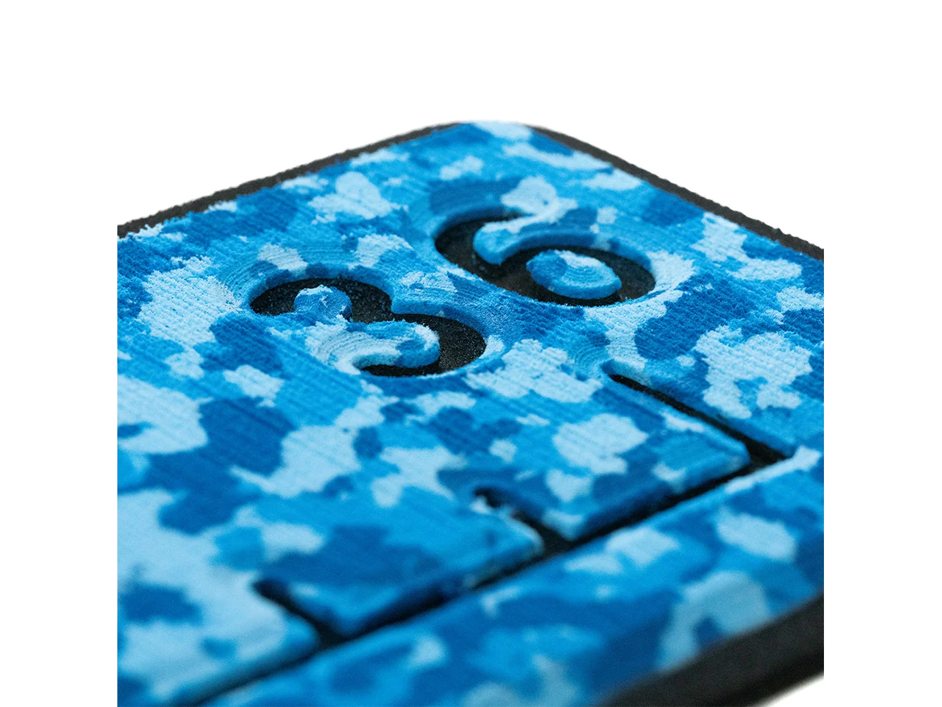 SeaDek 36” Routed Ruler - 6mm - Brushed Texture - Aqua Camo/Black