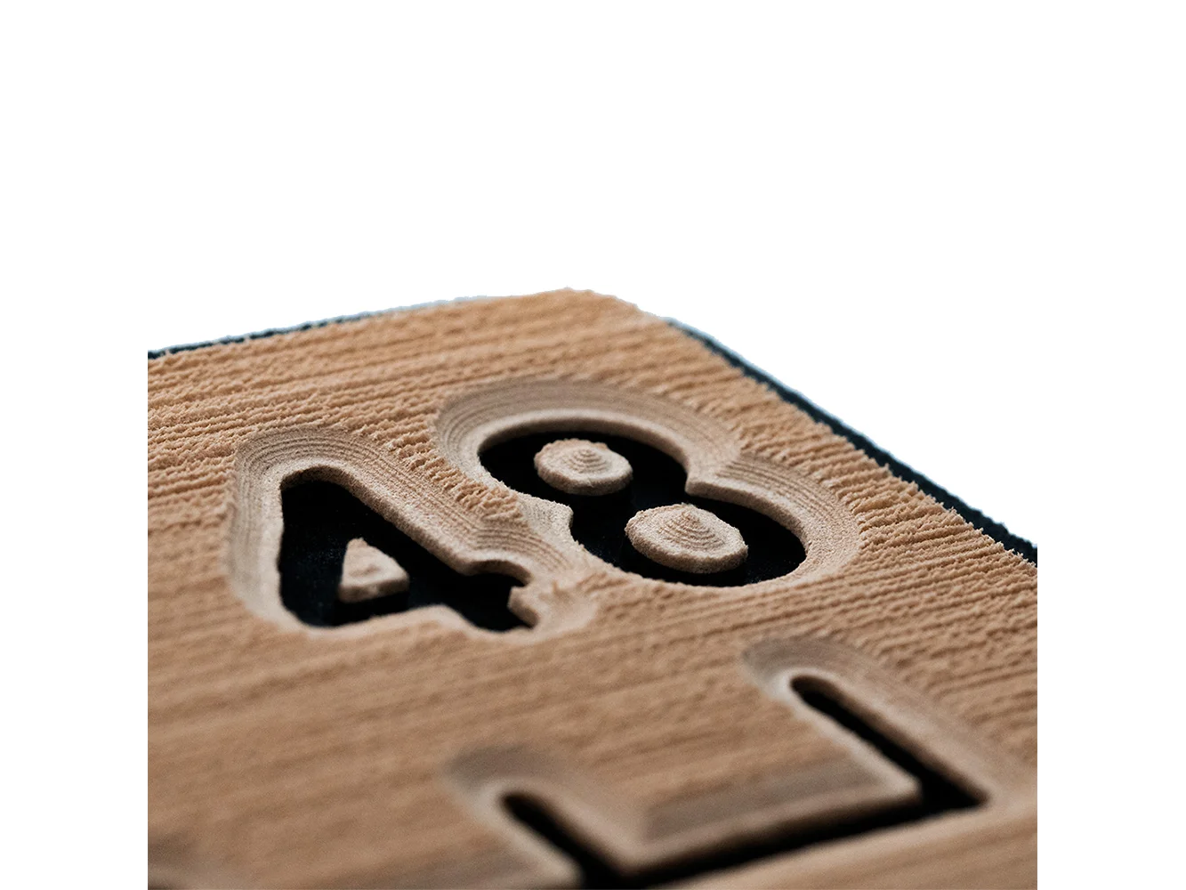 SeaDek 48” Routed Ruler - 6mm - Brushed Texture - Mocha/Black