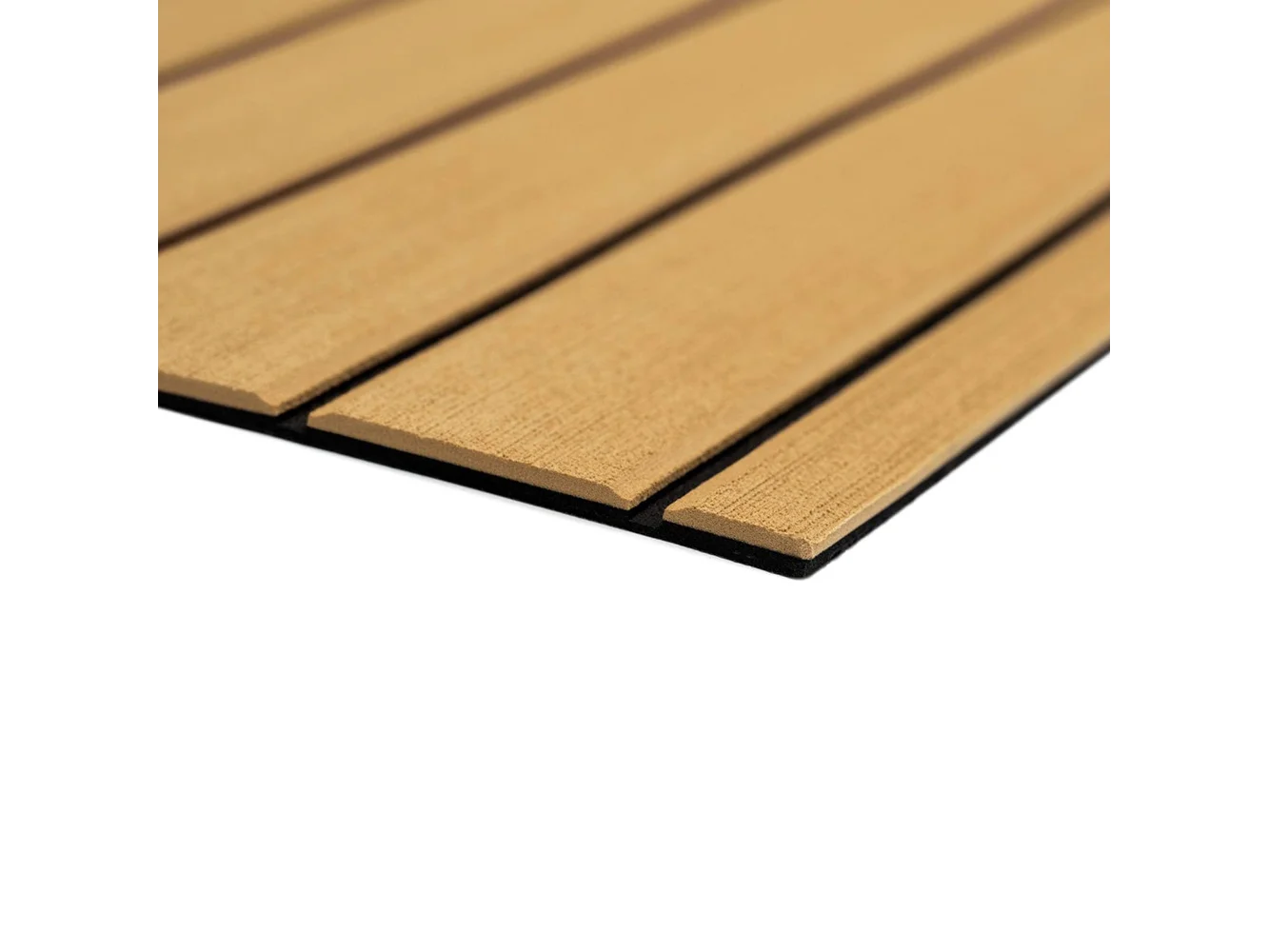 SeaDek 40" x 80" 6mm Teak Full Sheet - Brushed Texture - Camel/Black (1016mm x 2032mm x 6mm)