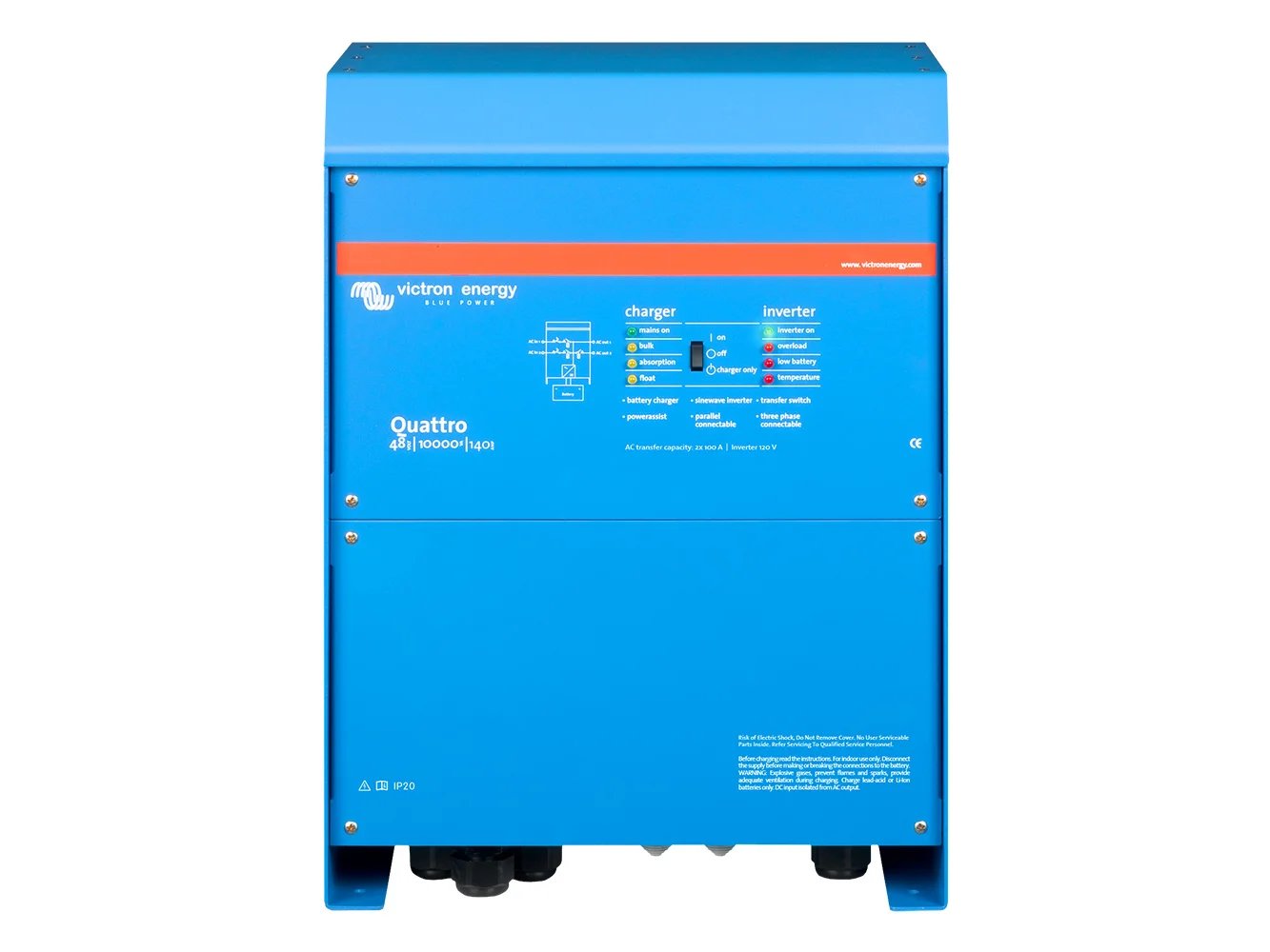 Victron Quattro 48/10000 140-100/100 120V VE.Bus UL-Listed