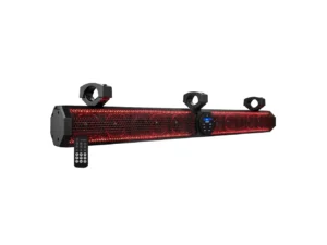 DS18 37" Marine Amplified Sound Bar w/Bluetooth 1200W w/10 Speaker System & RGB LED