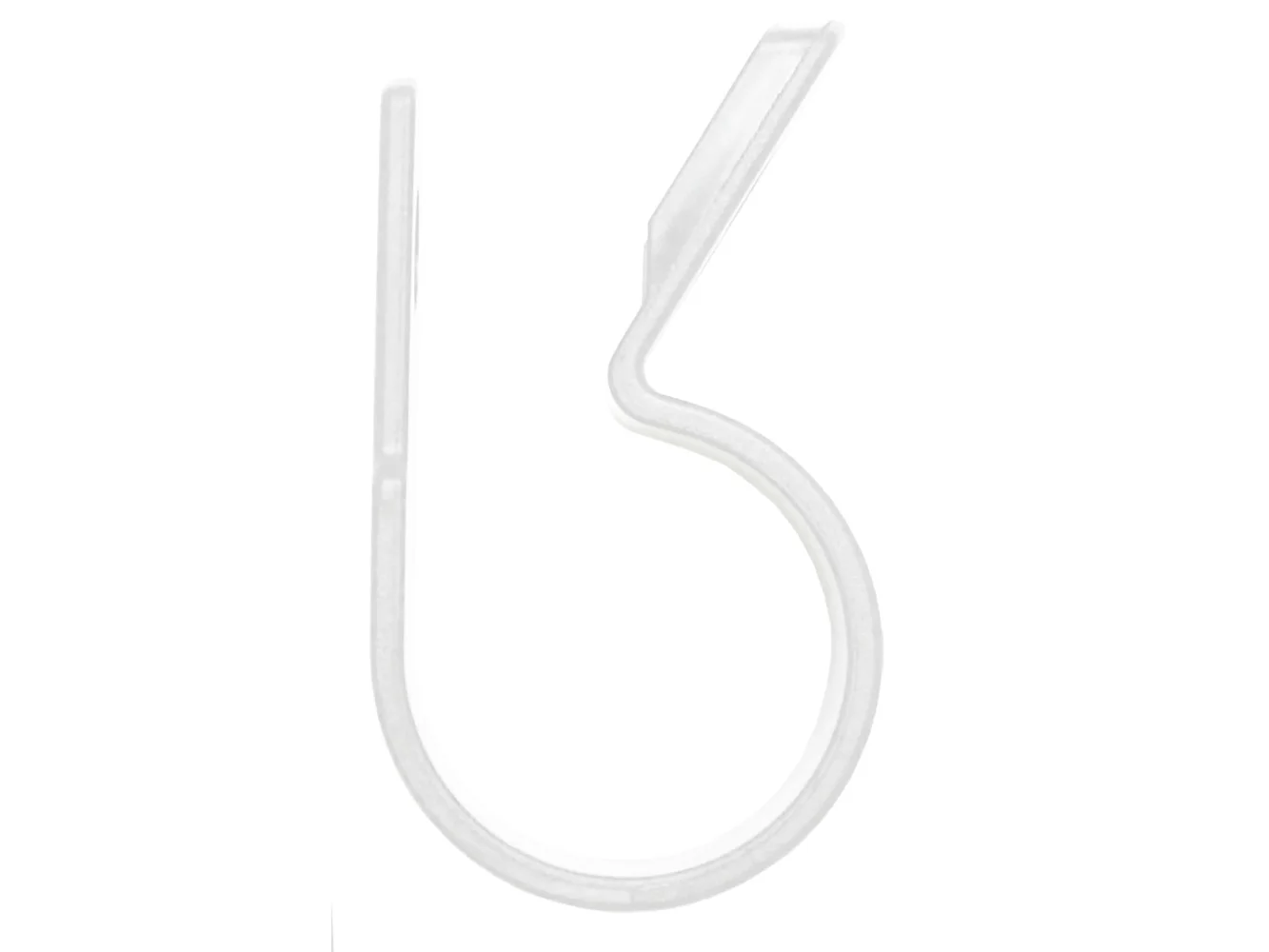 Pacer Nylon C-Clamps - 3/8" - Natural Color - 25 Pack