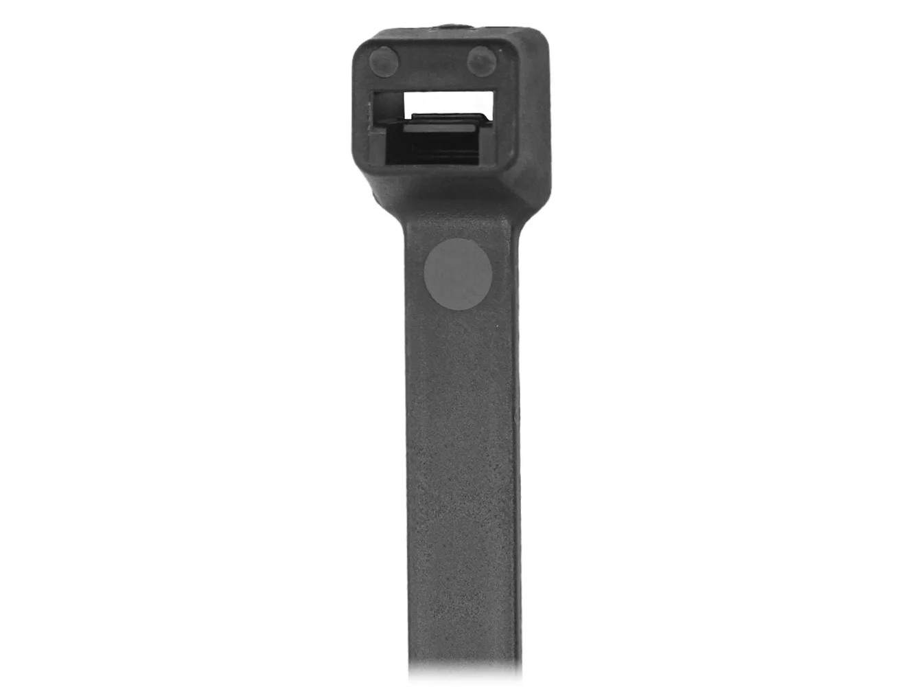 Pacer 8" Cable Tie - Black - 50lb Tensile Strength - 2" Bundle Diameter - 100 Piece Bag