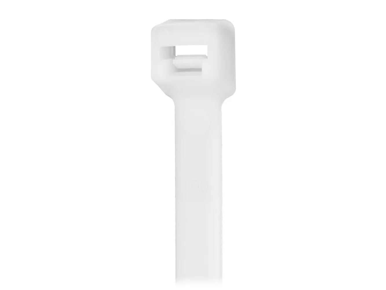 Pacer 14" Cable Tie - Natural Color - 50lb Tensile Strength - 4" Bundle Diameter - 100 Piece Bag