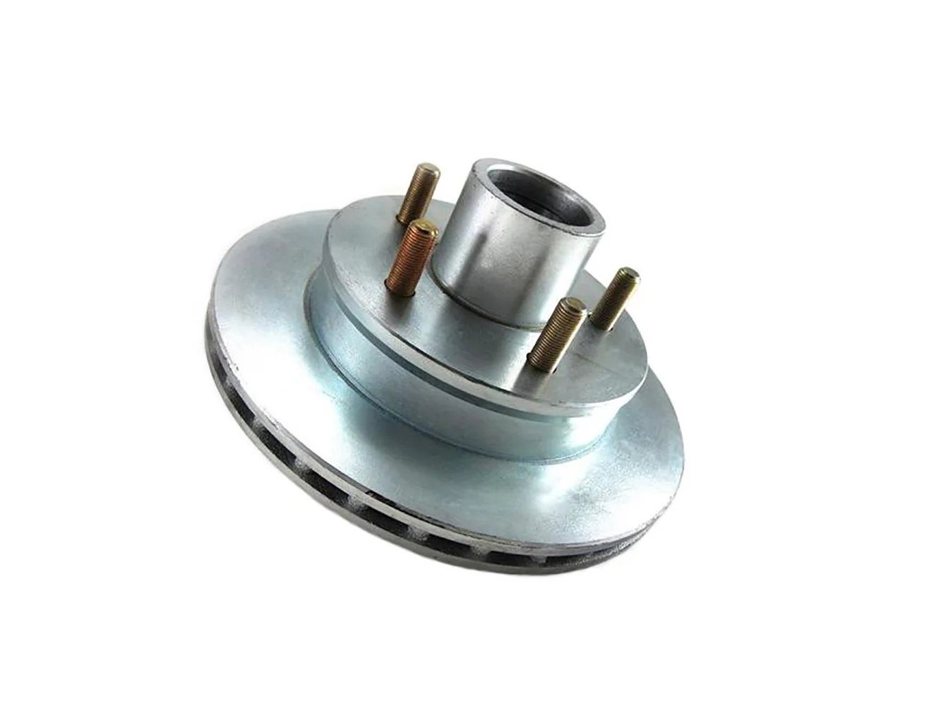 Load Rite Rotor Complete Kit Vented 9.75" Integral, No Grease 5 Stud Dacromet Finish Knott