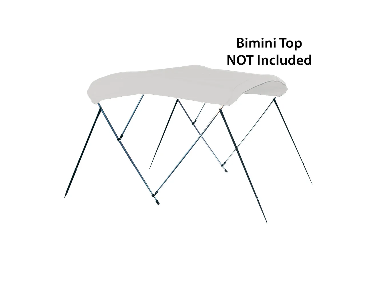Carver 3-Bow Bimini Top Frame