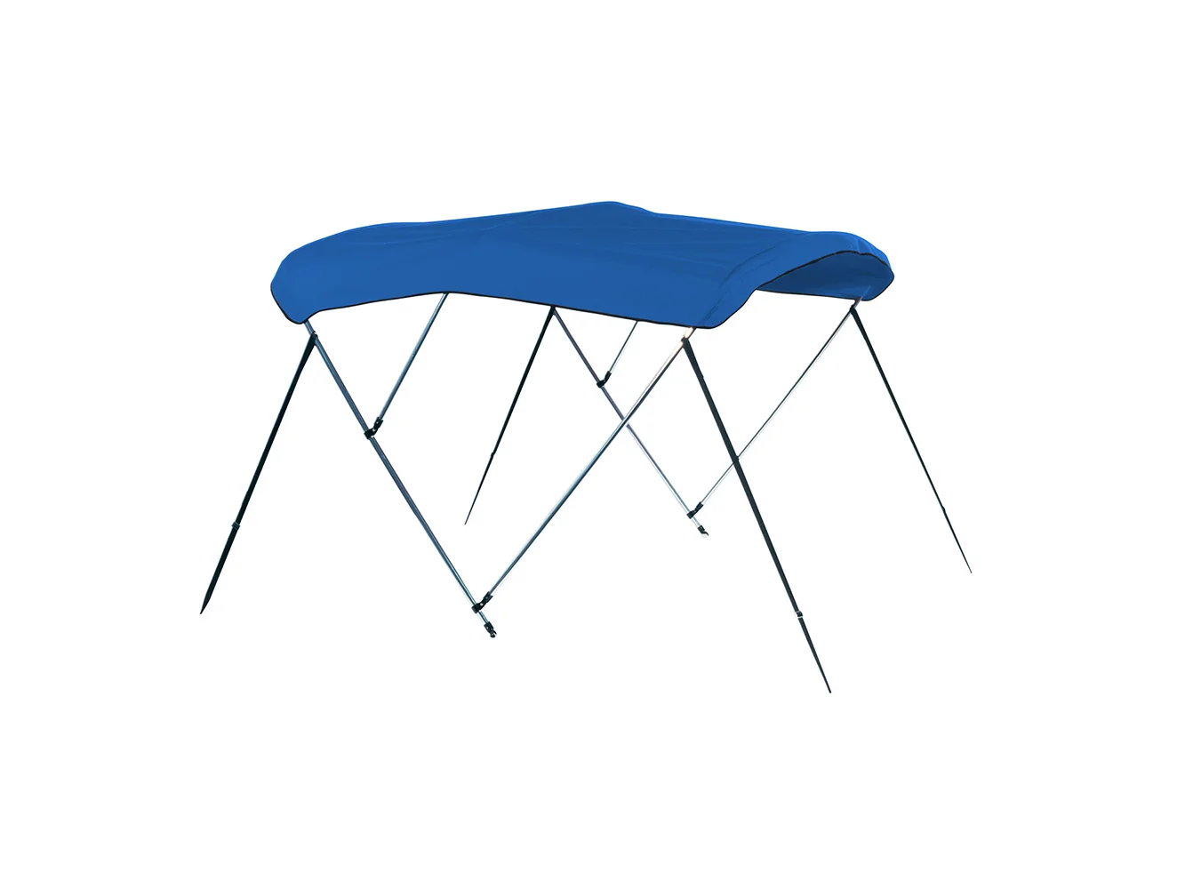 Carver 3 Bow 4669U Bimini Top with Boot - Pacific Blue Acrylic