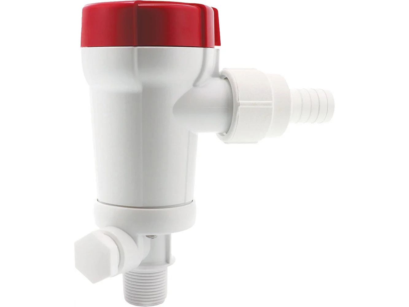 Rule 500 GPH Livewell Pump Straight Seacock Inlet