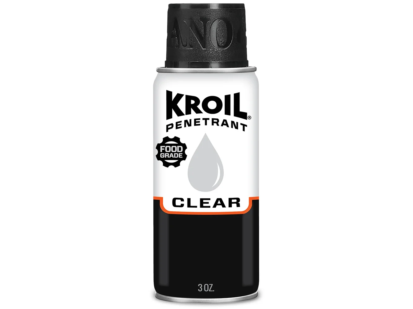 Kroil Clear Food Grade Penetrating Oil - Aerosol - 3oz Can