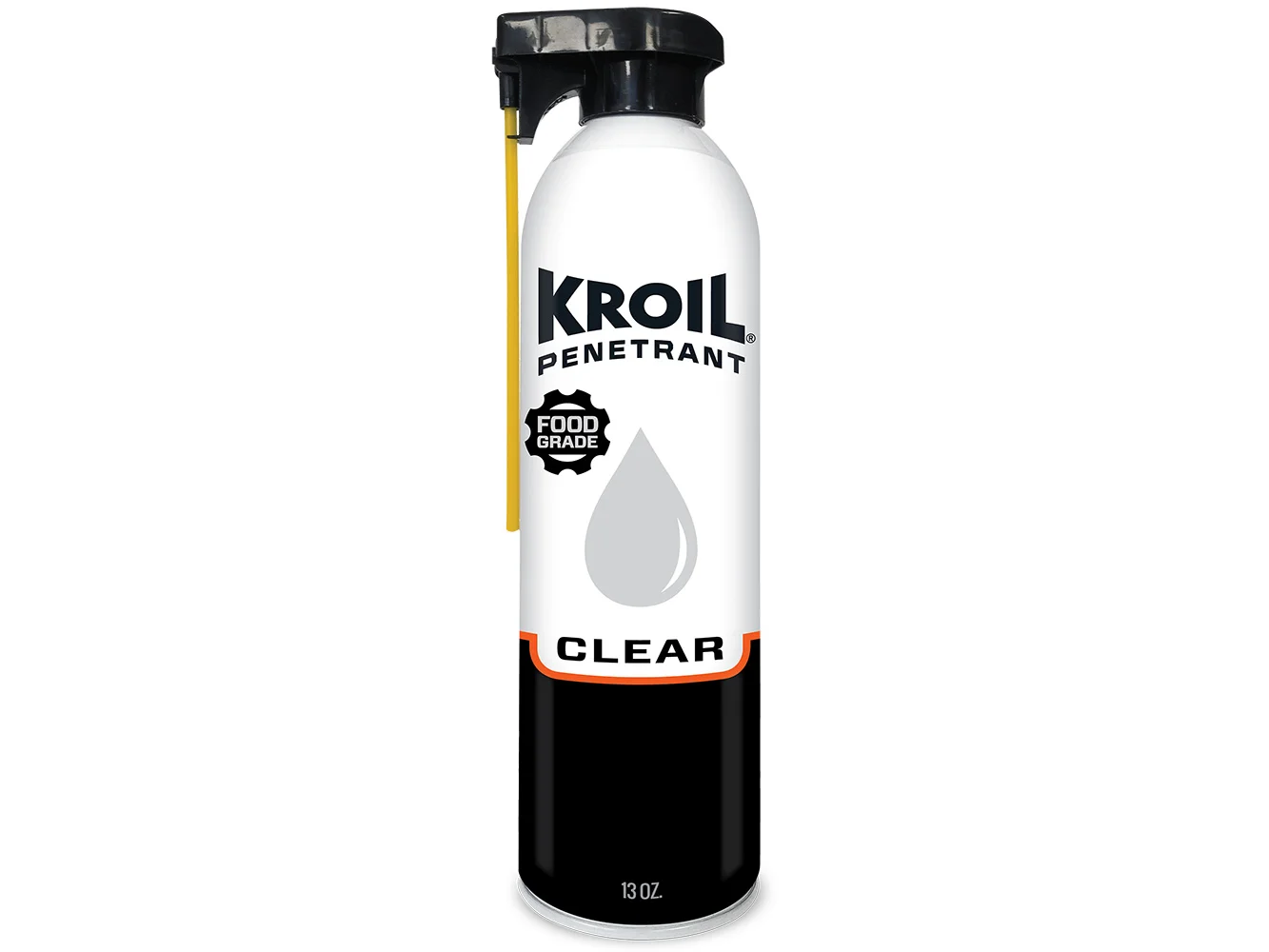 Kroil Clear Food Grade Penetrating Oil - Aerosol - 13oz Can w/SprayTech™