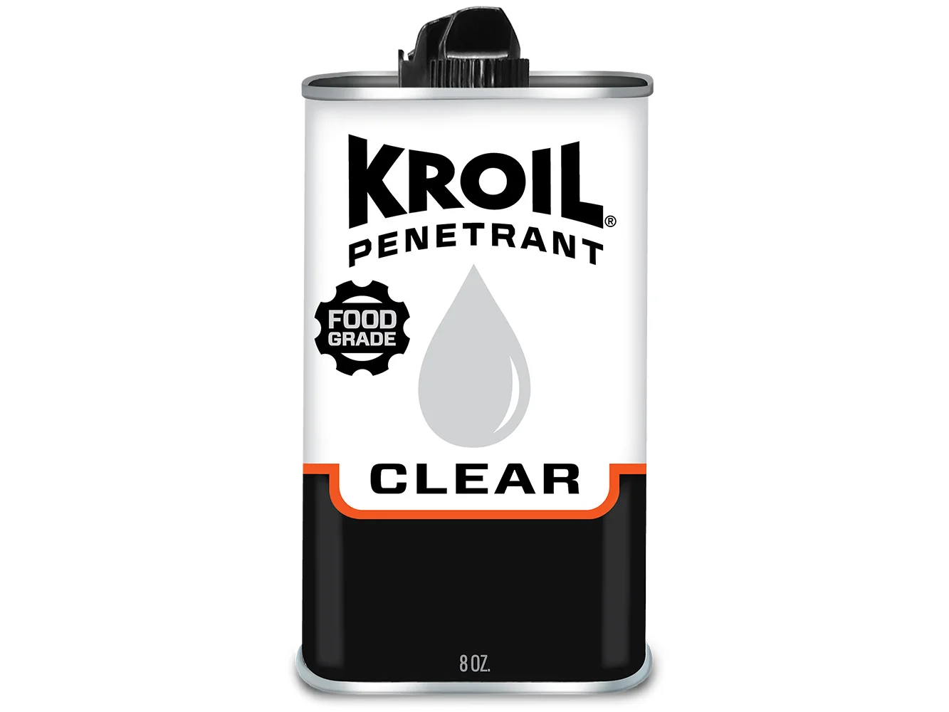 Kroil Clear Food Grade Penetrating Oil - Drip - 8oz Can