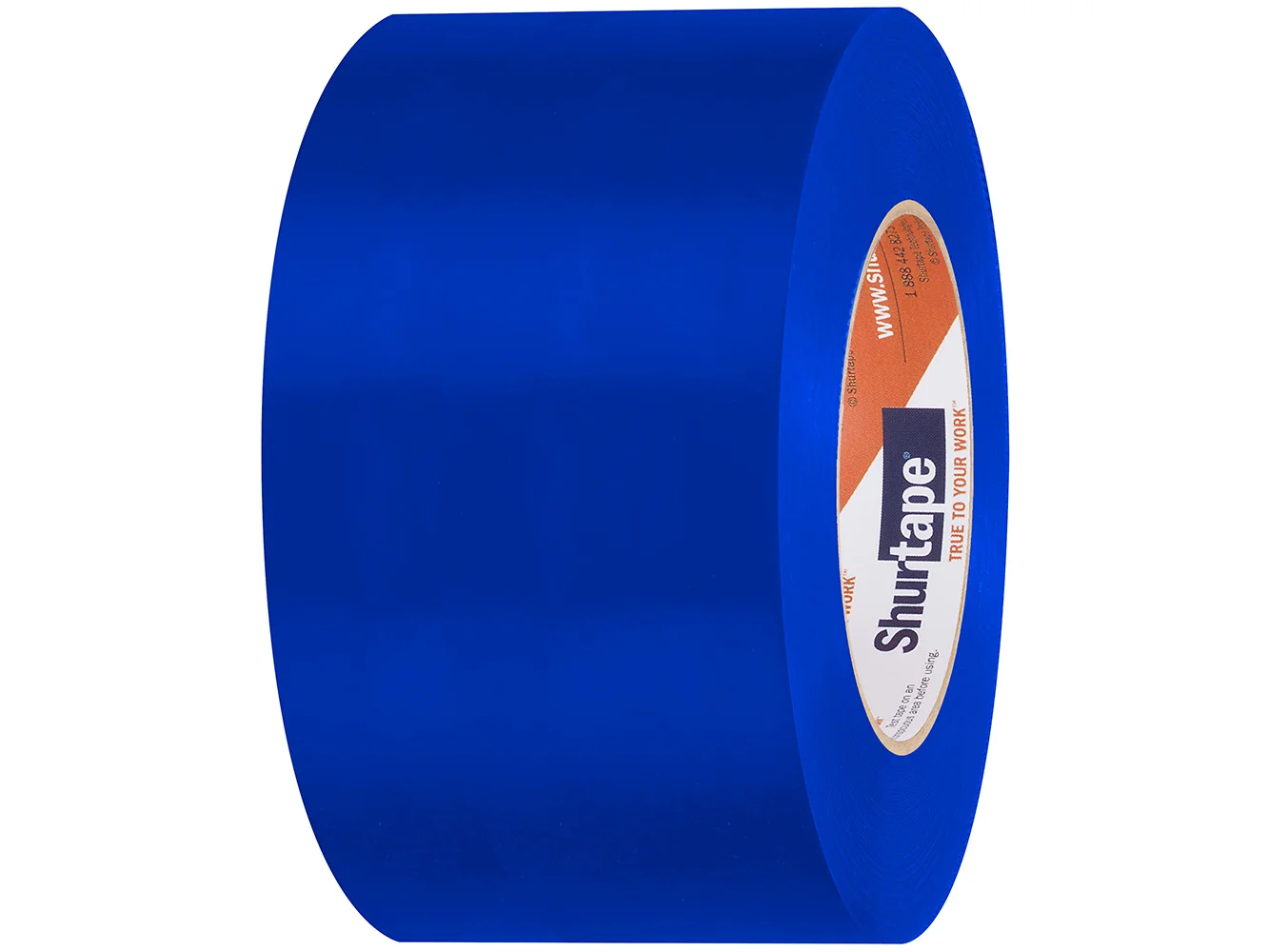 Shurtape UV-Resistant Marine Heat Shrink Tape - 72MM x 55M Roll - Straight Edge Blue