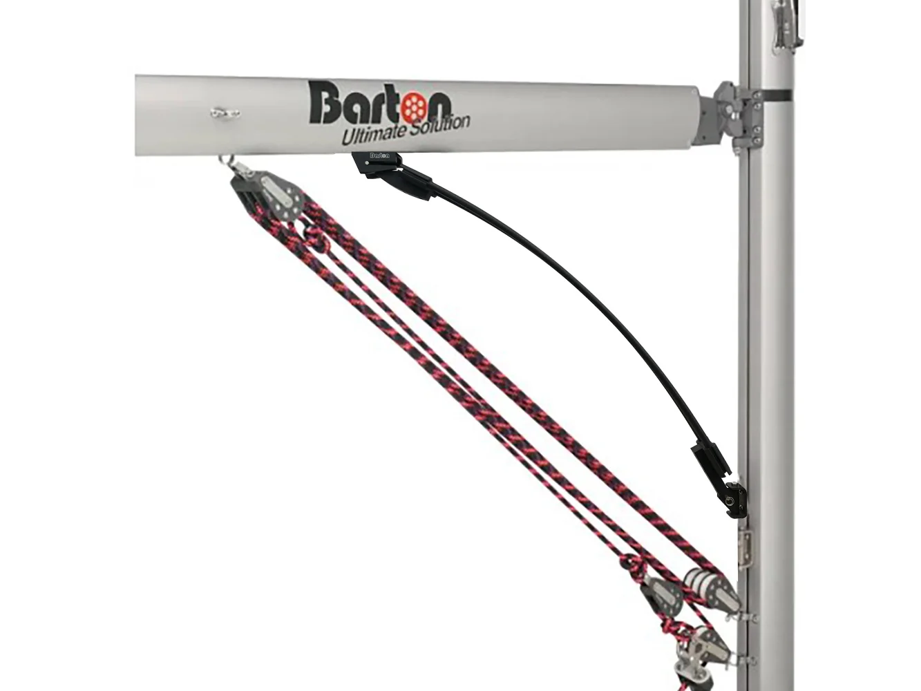 Barton Boomstrut - Black f/Boats Up To 20'